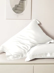 1入組時尚簡約風素色信封風格枕套,舒服中性臥室枕套,不附帶枕頭芯 - 彩色 - 查看 4