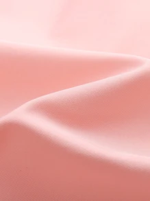 Annil Tween Girl Colour Block Letter Patched Raglan Sleeve Hooded Coat - Pink - View 6