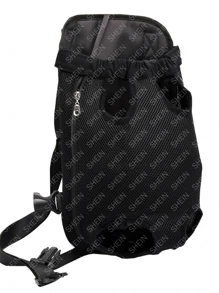 Túi Mèo Đi Chơi Di Động Cho Thú Cưng Chó Mèo Ba Lô Đeo Vai Chó Mèo Nhỏ Túi Vải Túi Mèo Cưng - màu đen - Xem 5