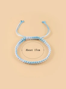 1 vòng tay bện đầy màu sắc - Nhiều màu - Xem 2