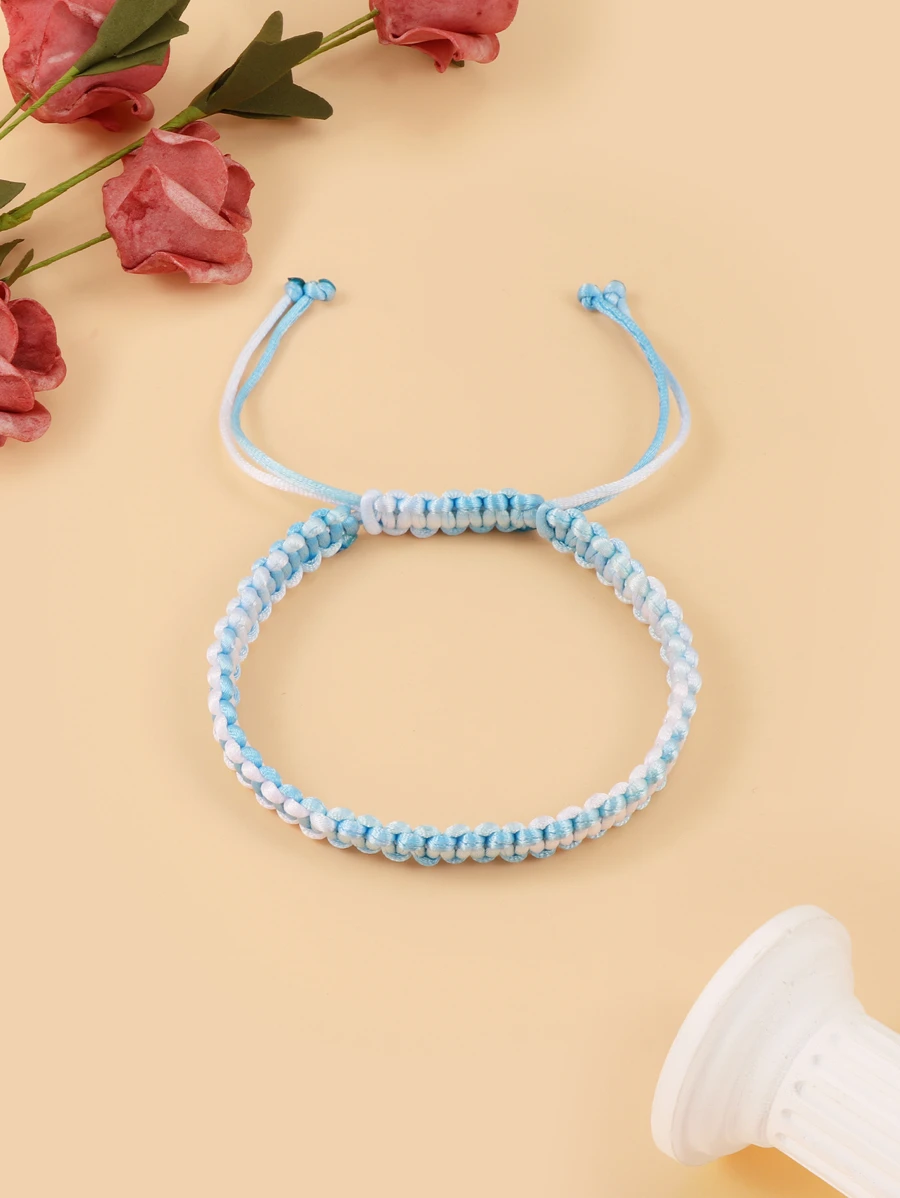 1 vòng tay bện đầy màu sắc - Nhiều màu - Xem 1