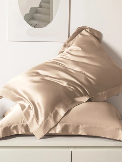 Cirelle 1pc Stylish Simple Solid Color Envelope Style Pillowcase, Comfortable & Breathable Unisex Bedroom Home Pillow Cover, Pillow Core Not Included, Decor, Mother's Day Gift, Rama Bedtime Comfort, High-End Hotel Supplies, Back To School Use, Dorm Essentials, Housewarming Gift