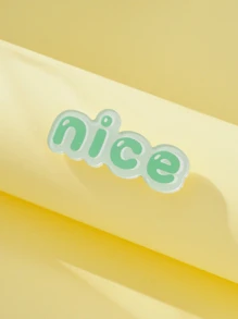 1入組時尚&精美&迷人的&個性化字母設計胸針作為喜慶禮品適用於女士們&女孩 - 彩色 - 查看 3