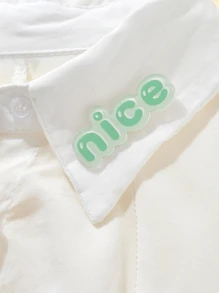 1入組時尚&精美&迷人的&個性化字母設計胸針作為喜慶禮品適用於女士們&女孩 - 彩色 - 查看 1
