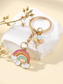 Móc khóa cầu vồng dễ thương - Nhiều màu - Xem 3