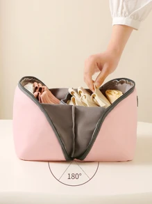 1入組旅行用內衣收納袋,適用於內衣、褲襪和胸罩,便攜式行李整理收納袋