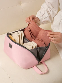 1入組旅行用內衣收納袋,適用於內衣、褲襪和胸罩,便攜式行李整理收納袋