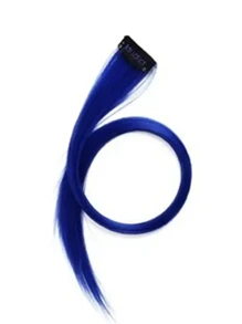 Kẹp tóc trang trí tóc giả - Màu xanh lam - Xem 2