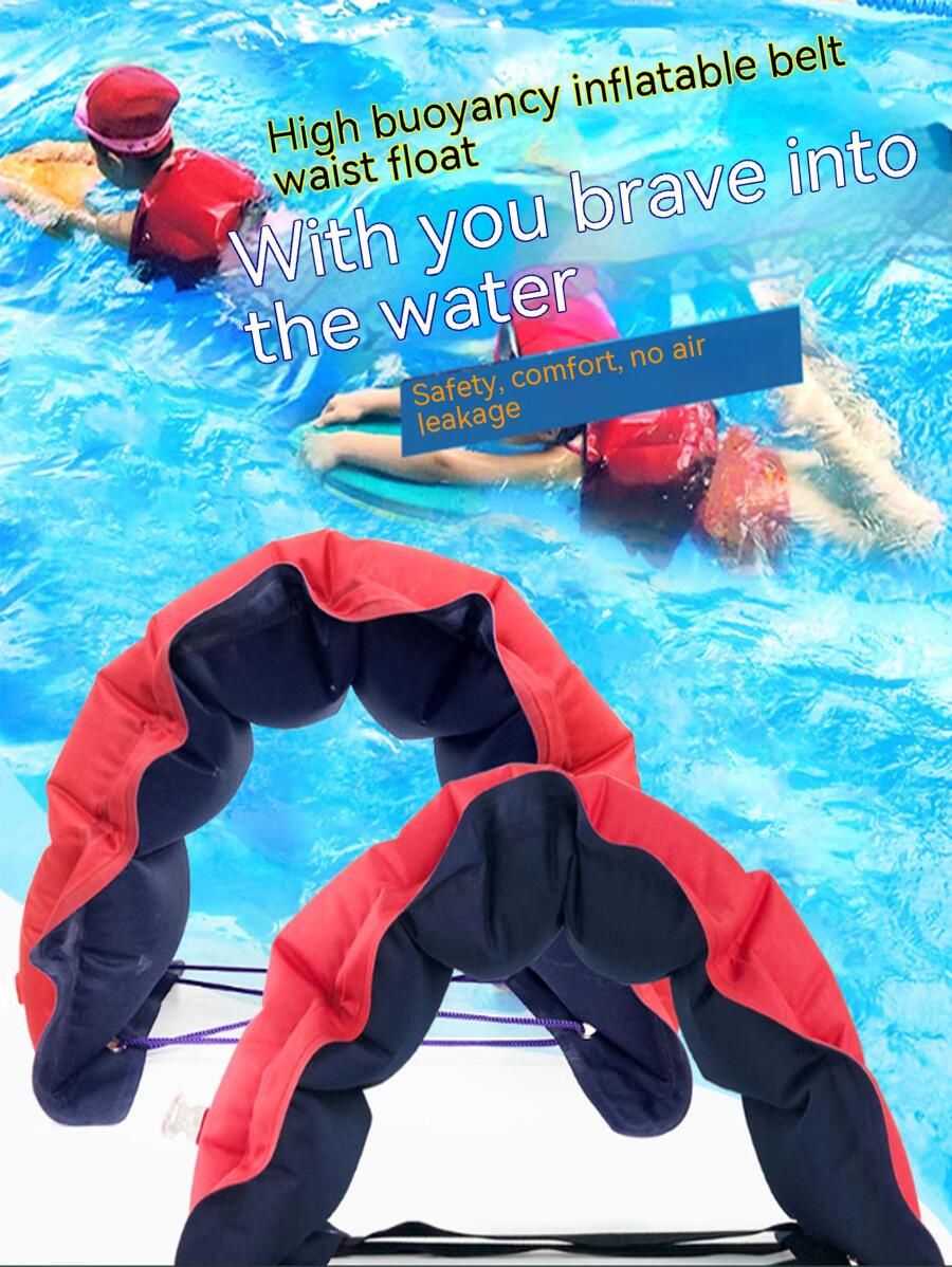 Swimming Learning Float Belt With Inflatable Waist And Floating Force