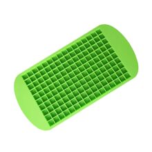 160 Grids Silicone Ice Cube Tray Mini Square Ice Maker Mold - Green - View 1