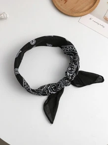 1pc Men's Cashew Flower Hip-Hop Headband Gym