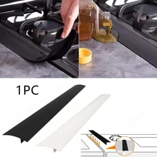 1 pieza de silicona brecha Funda para cocina , resistente al calor Relleno Cinta de sellado para con , fácil a limpio - Negro - Ver 1