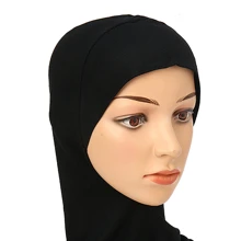 Khăn trùm đầu kiểu kéo chắc chắn - màu đen - Xem 3