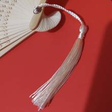 1pc Rainbow Striped Pattern Foldable Fan - Multicolor - View 8