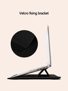 素色電腦包 - 黑色 - 查看 9