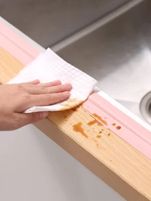 1 pieza rosado impermeable & Pegatina de azulejo para cocina con cuarto de baño casa Decoración - Rosa - Ver 8