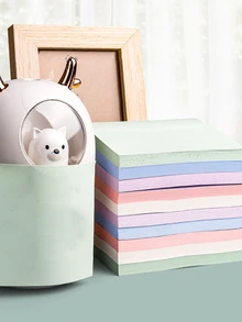 80 pièces De Couleur Aléatoire Note autocollante Étiquettes - Multicolore - Voir 7