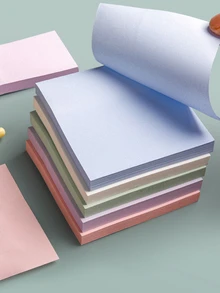 80 pièces De Couleur Aléatoire Note autocollante Étiquettes - Multicolore - Voir 5