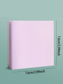 80 pièces De Couleur Aléatoire Note autocollante Étiquettes - Multicolore - Voir 6