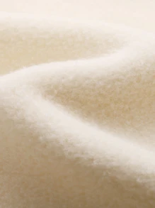 Annil Tween Girl Autumn Comfortable & Warm Casual Dress Stylish Stand Collar Dress White - White - View 6