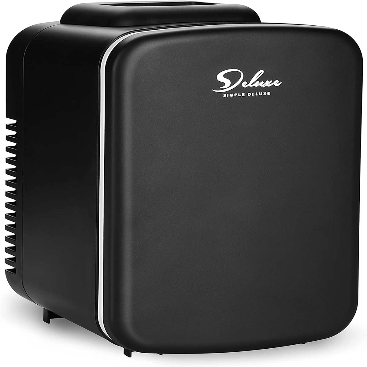 Simple Deluxe Mini Fridge, 4L/6 Can Portable Cooler & Warmer FreonFree