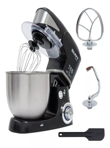 Batidora De Pedestal Rotación Planetaria Power Kitchen 660w - Negro - Ver 10