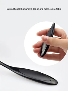 Cọ nền di động, 1 cọ trang điểm hình bàn chải đánh răng bằng Polyamide có nắp đậy, Bộ cọ, Bộ cọ trang điểm, Bộ cọ trang điểm, Bộ trang điểm hoàn chỉnh, Bộ cọ trang điểm, Bộ trang điểm hoàn chỉnh, Bộ cọ, Bộ cọ trang điểm, Bộ quà tặng trang điểm - màu đen - Xem 4