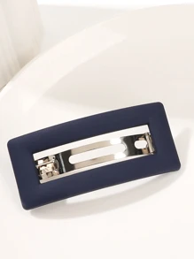 1 buc femei Hollow Out dreptunghiular Design modă franceză clip pentru decor de păr casual gheare clipuri gheare de păr agrafe de păr