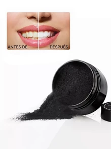ⅢCarbon Activado Blanqueador De Dientes Natural - Negro - Ver 6