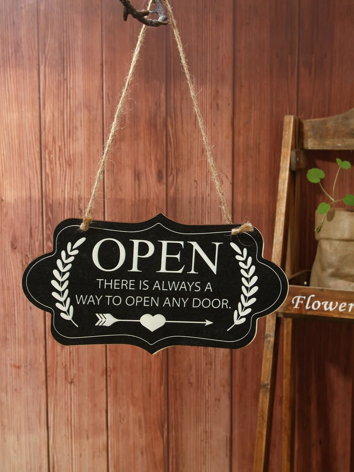 Hanging Sign In Store