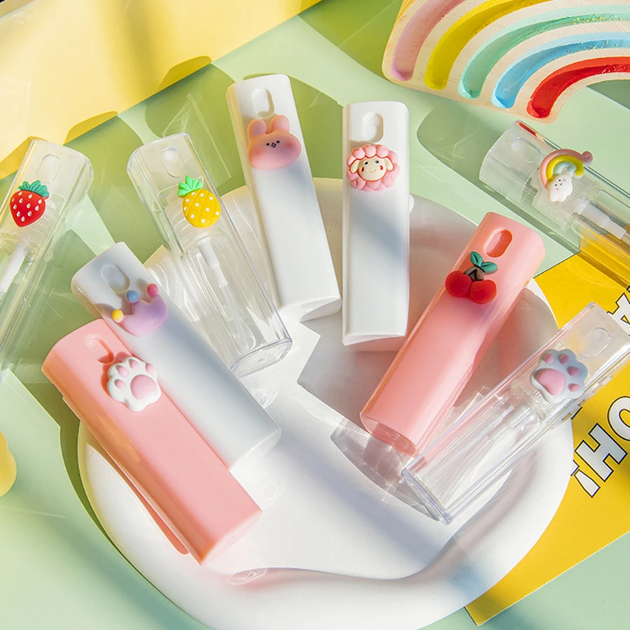 1入組可愛卡通學生宿舍家庭使用可填充水噴瓶 - 無色 - 查看 1