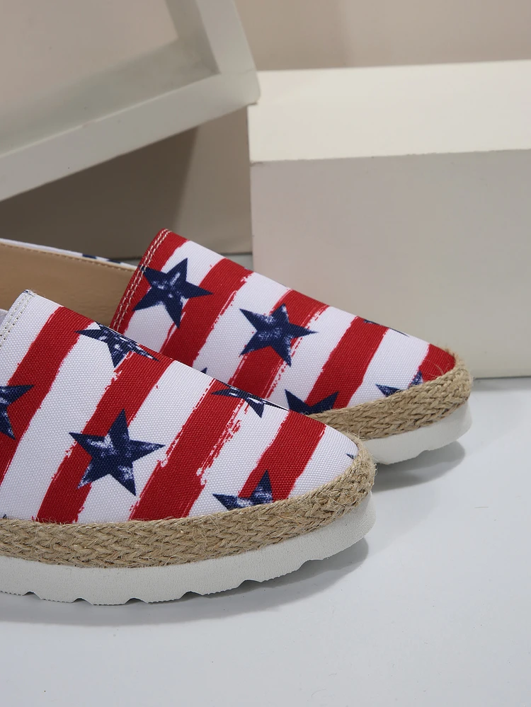 Alpargatas 2023 nueva llegada de moda sin cordones para mujeres - Multicolor - Ver 6