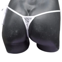 TANGA CON AJUSTE DE JARETA A TU DESEO Y CONFORT - Blanco - Ver 3