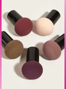 baopinger 3 PIEZAS/5 PIEZAS/6 PIEZAS Esponja de maquillaje con cabeza de hongo de colores múltiples (rosa fluorescente, rosa, rosa intenso), verde festival duende, maquillaje, barato, decoración de habitación, tocador, viaje, dormitorio, accesorios de maquillaje, borla, difuminador de maquillaje, borla de polvo, esponja de maquillaje, barato, relleno de calcetines, maquillaje, herramientas de maquillaje, cosas baratas, regalos, regalos para mujeres, regalos de Navidad - Multicolor - Ver 4