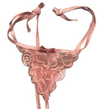 TANGA CON AJUSTE DE JARETA A TU DESEO Y CONFORT - Rosa Pálido - Ver 2