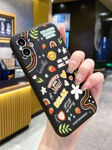 Floral Pattern Anti-Fall Phone Case - Multicolor - View 4