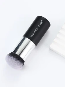 Princess Rose Bàn chải nền di động, Bàn chải bột 1Pc Bàn chải mỹ phẩm chuyên nghiệp bằng gỗ màu đen để trang điểm - màu đen - Xem 4