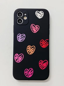 Heart Pattern Anti-fall Phone Case - Multicolor - View 2