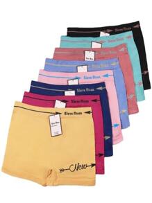 Bóxer para dama 12pz - Multicolor - Ver 4