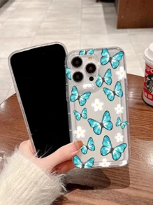 Coque De Téléphone Transparente Motif Papillon - Transparent - Voir 3