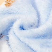 1pc Cartoon Sheep Pattern Coral Fleece Pet Two Legs Hoodie, Suitable For Cats And Dogs In Autumn And Winter - Blue - View 6