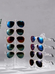 1入組透明太陽眼鏡展示架 - 無色 - 查看 1
