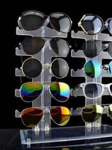 1入組透明太陽眼鏡展示架 - 無色 - 查看 6