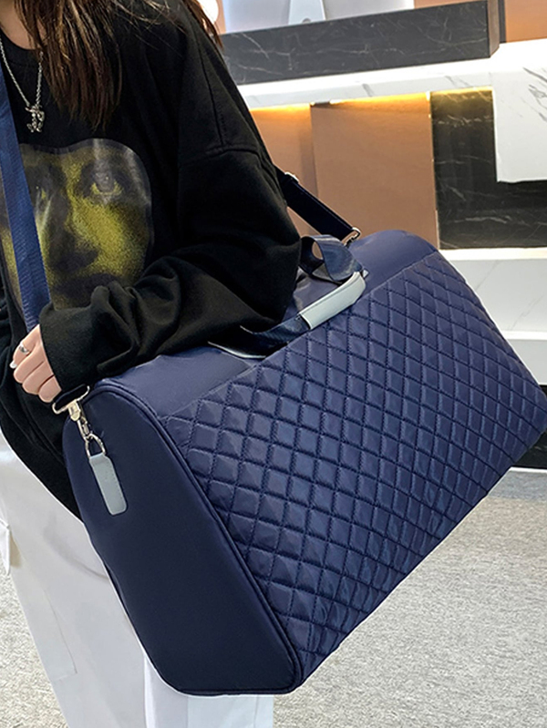 Embroidered Minimalist Gym Bag Travel Duffel SHEIN USA