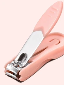 Bộ dao làm móng bao gồm dụng cụ tẩy biểu bì, dũa mài móng và dao làm móng - Hồng - Xem 2
