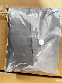 防水、便携、轻便的海滩度假可折叠大容量网状储物袋非常适合学校、户外、旅行、郊游、假期学校用品学校配件返校大学生假期暑假假期海滩配件 - 灰色 - 查看 3