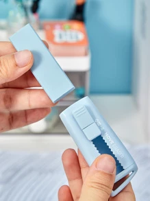 1入組創意推拉式藍色更正文具橡皮適用於學習 - 藍色 - 查看 3