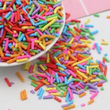20g/pack Mixed Color Slice-shaped Soft Clay Diy Jewelry Filling Accessories