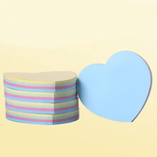 Heart Shaped Sticky Note - Multicolor - View 2