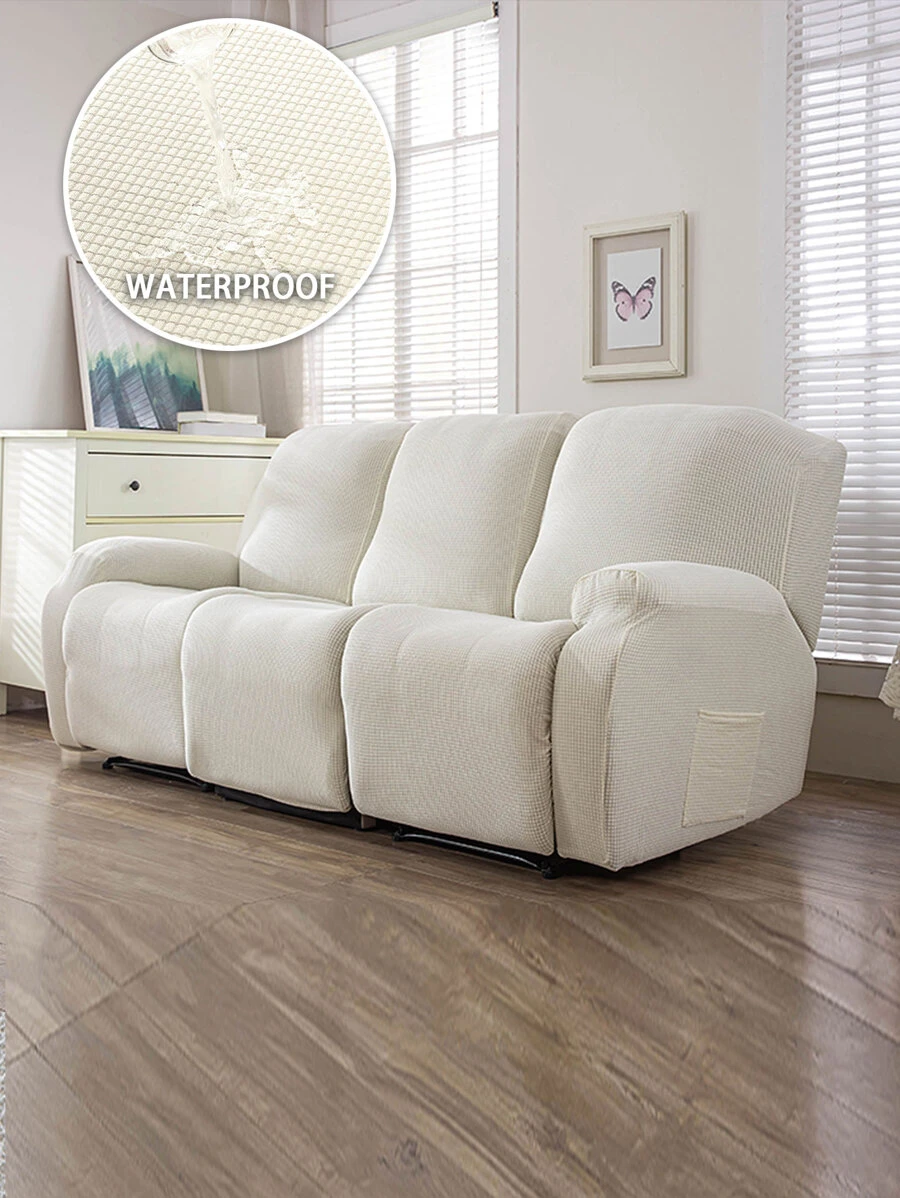 1pc Cover Waterproof Jacquard Sofa Slipcover Removable Furniture Protector